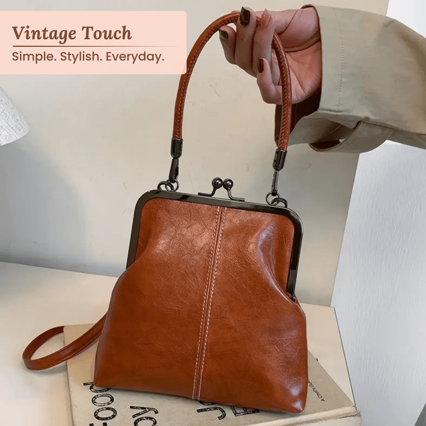 Sac à main - Cadre Vintage
