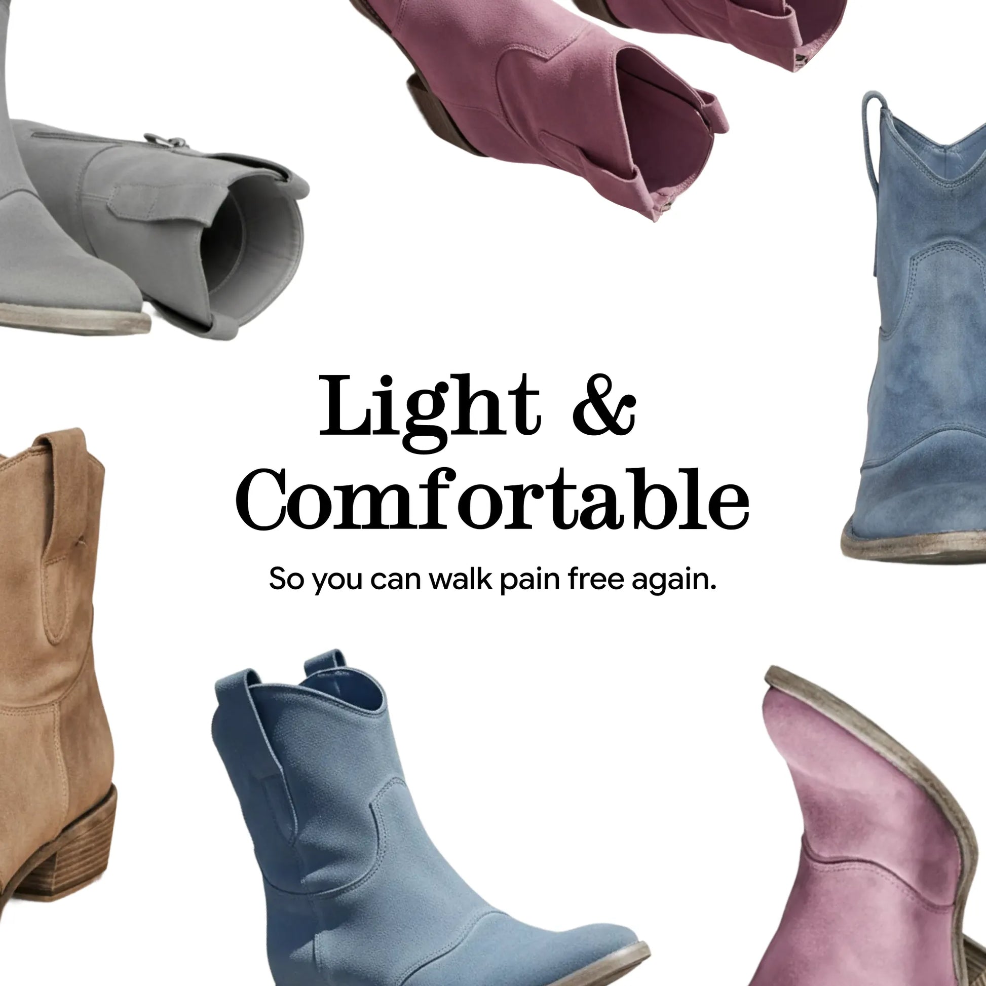 Charlotte - Suede Orthopedic Boots