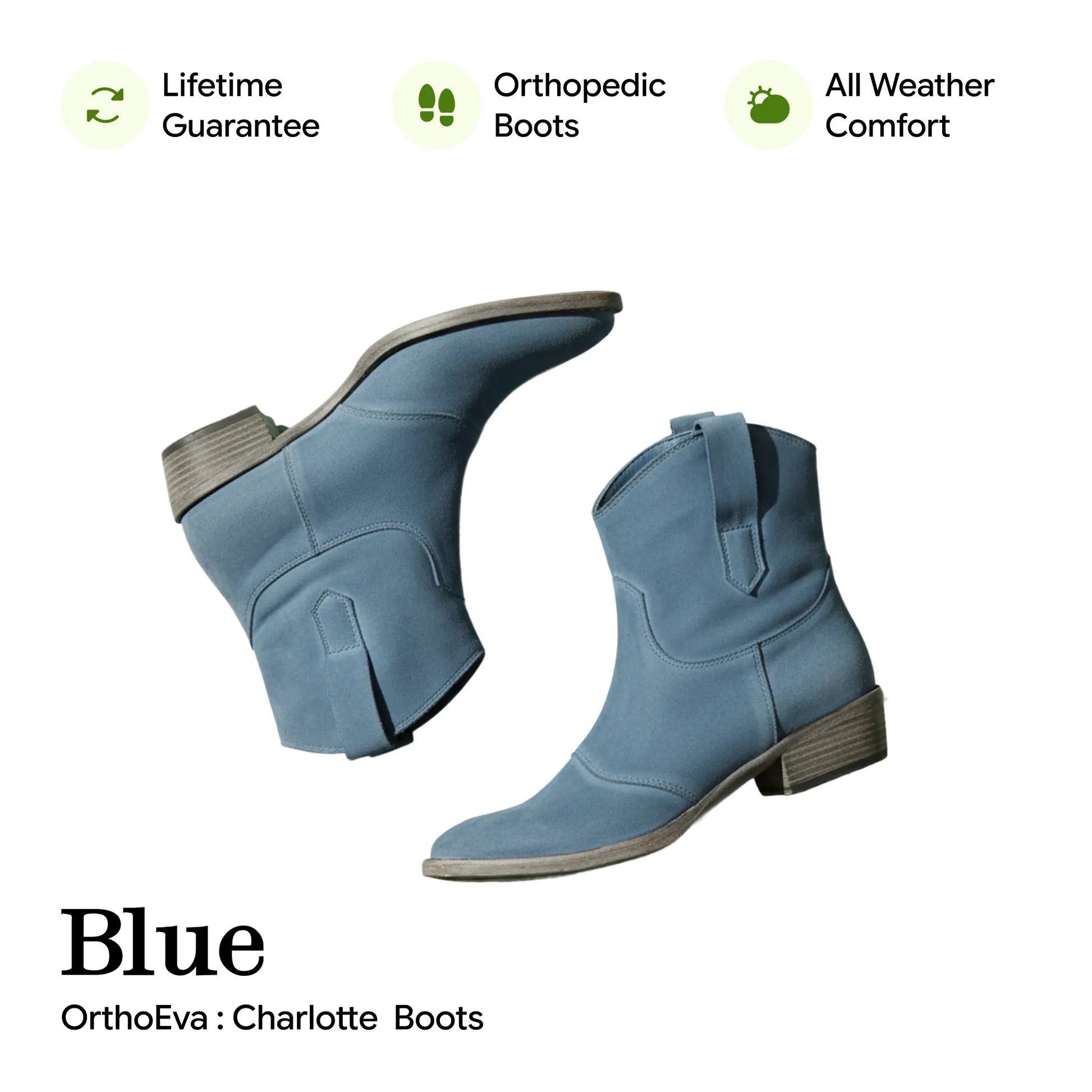 Charlotte - Suede Orthopedic Boots