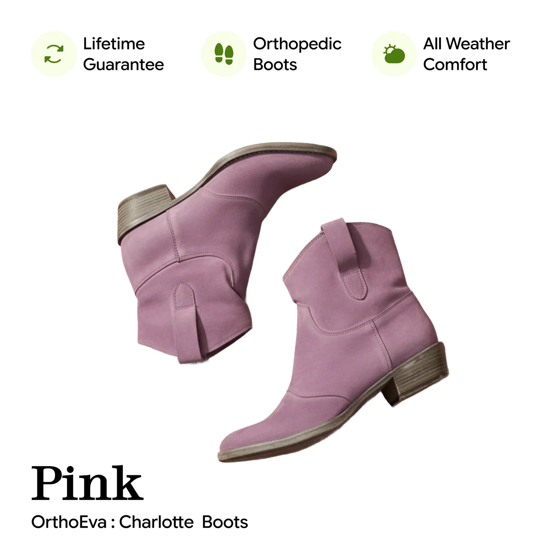 Charlotte - Suede Orthopedic Boots