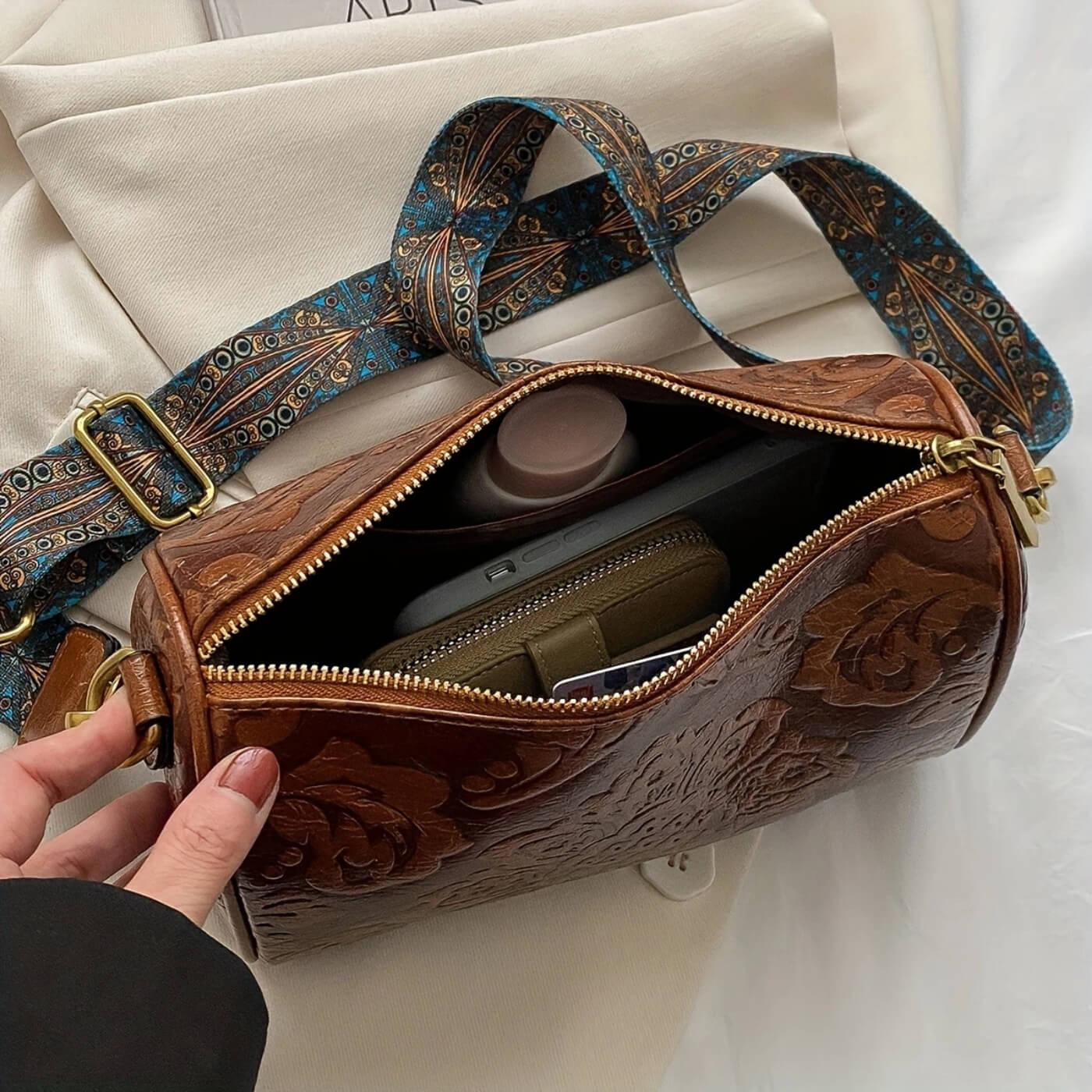 Sac à bandoulière - Élégance florale