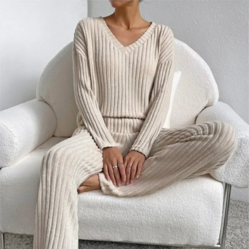 Vera | Casual Knitted 2 Piece Lounge Set