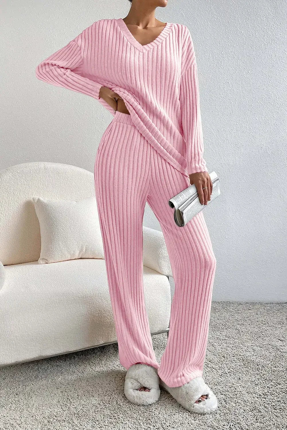 Vera | Casual Knitted 2 Piece Lounge Set