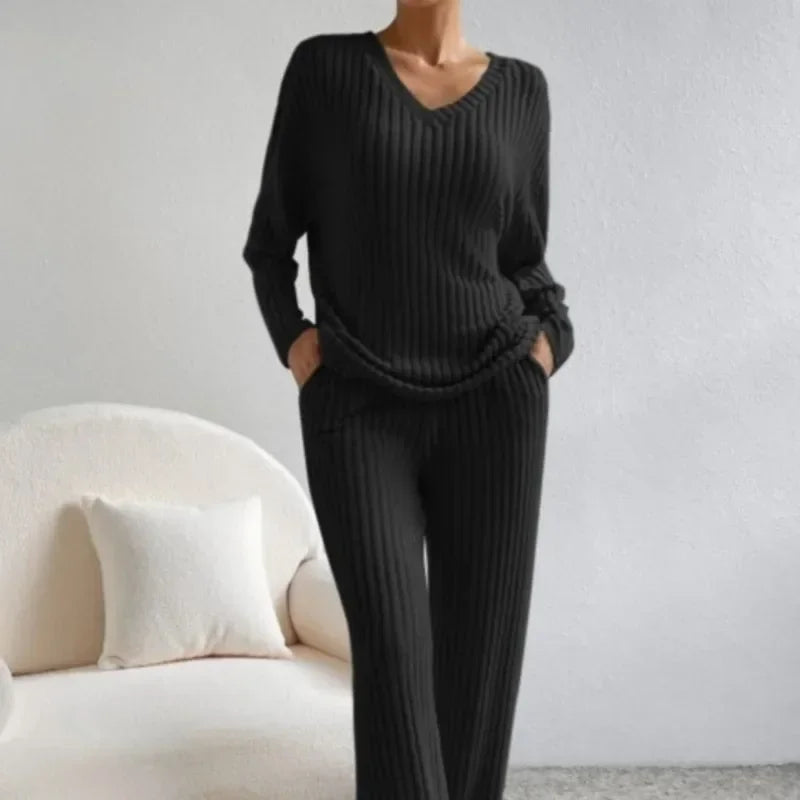 Vera | Casual Knitted 2 Piece Lounge Set