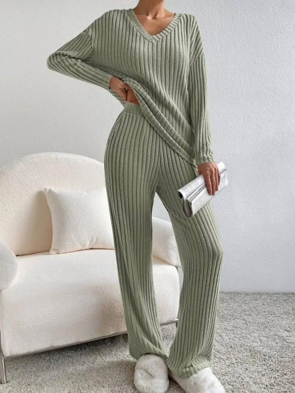 Vera | Casual Knitted 2 Piece Lounge Set