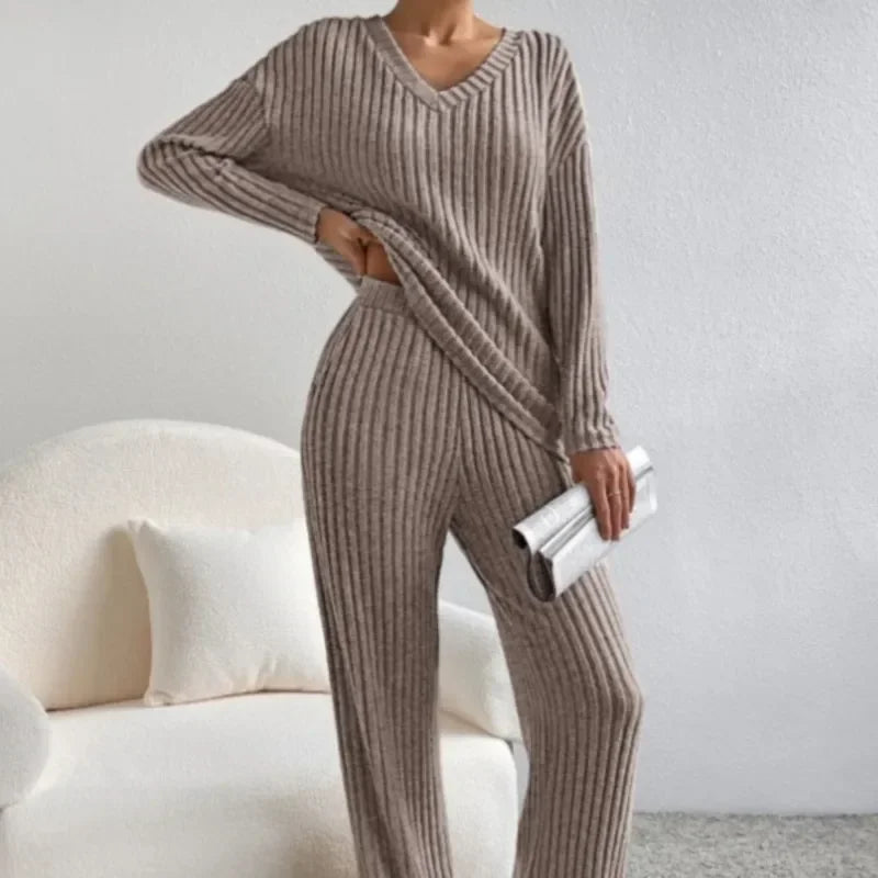 Vera | Casual Knitted 2 Piece Lounge Set