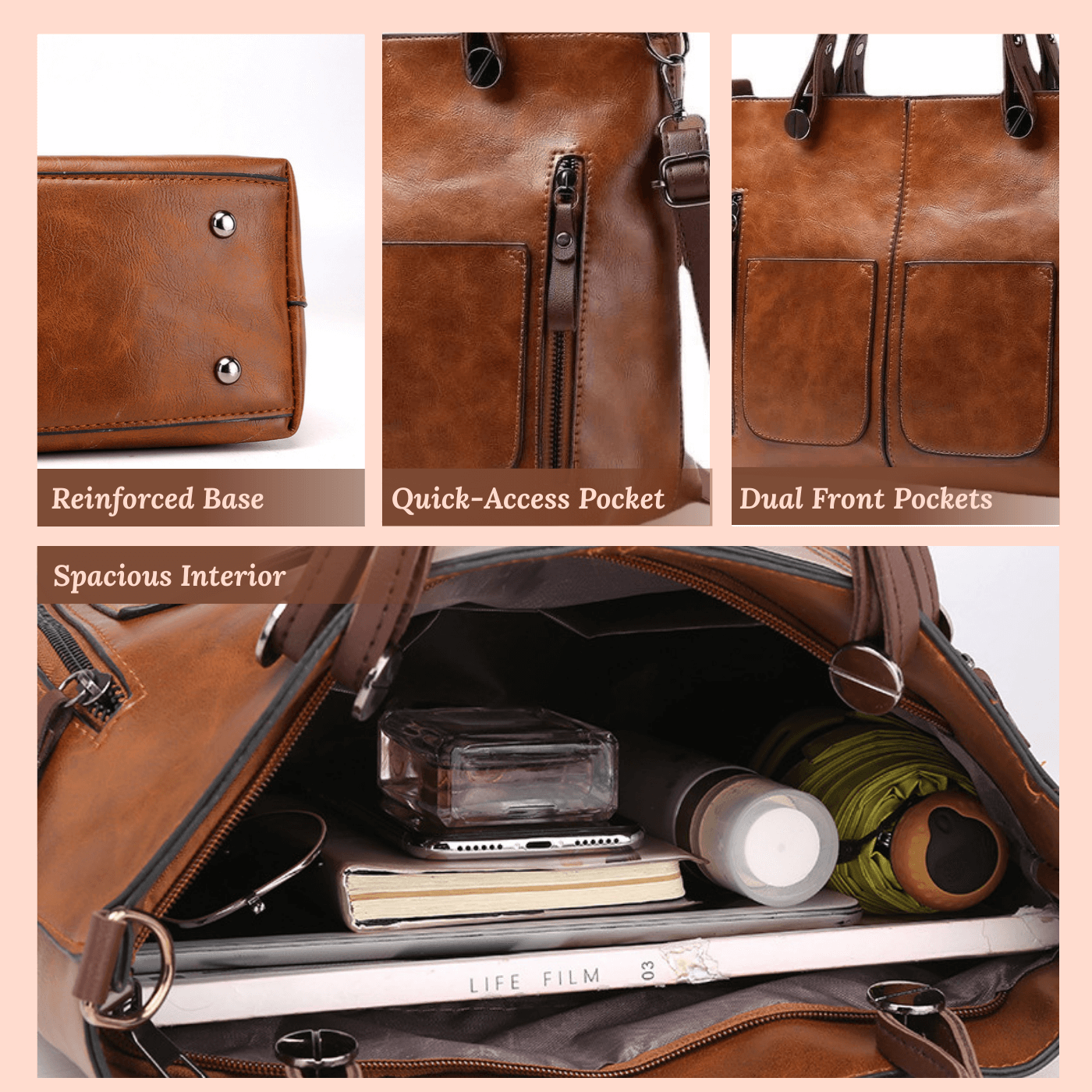 Sac bandoulière - Multi-poches