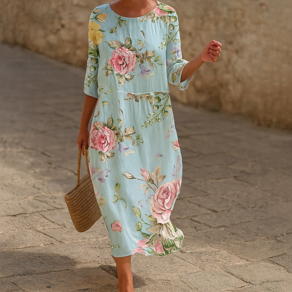 Women’s Elegant Floral Summer Dress