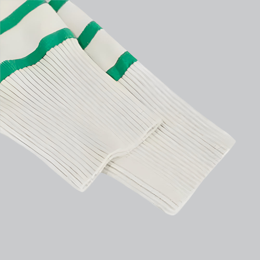 Vera | Striped Collared Knit Polo Sweater