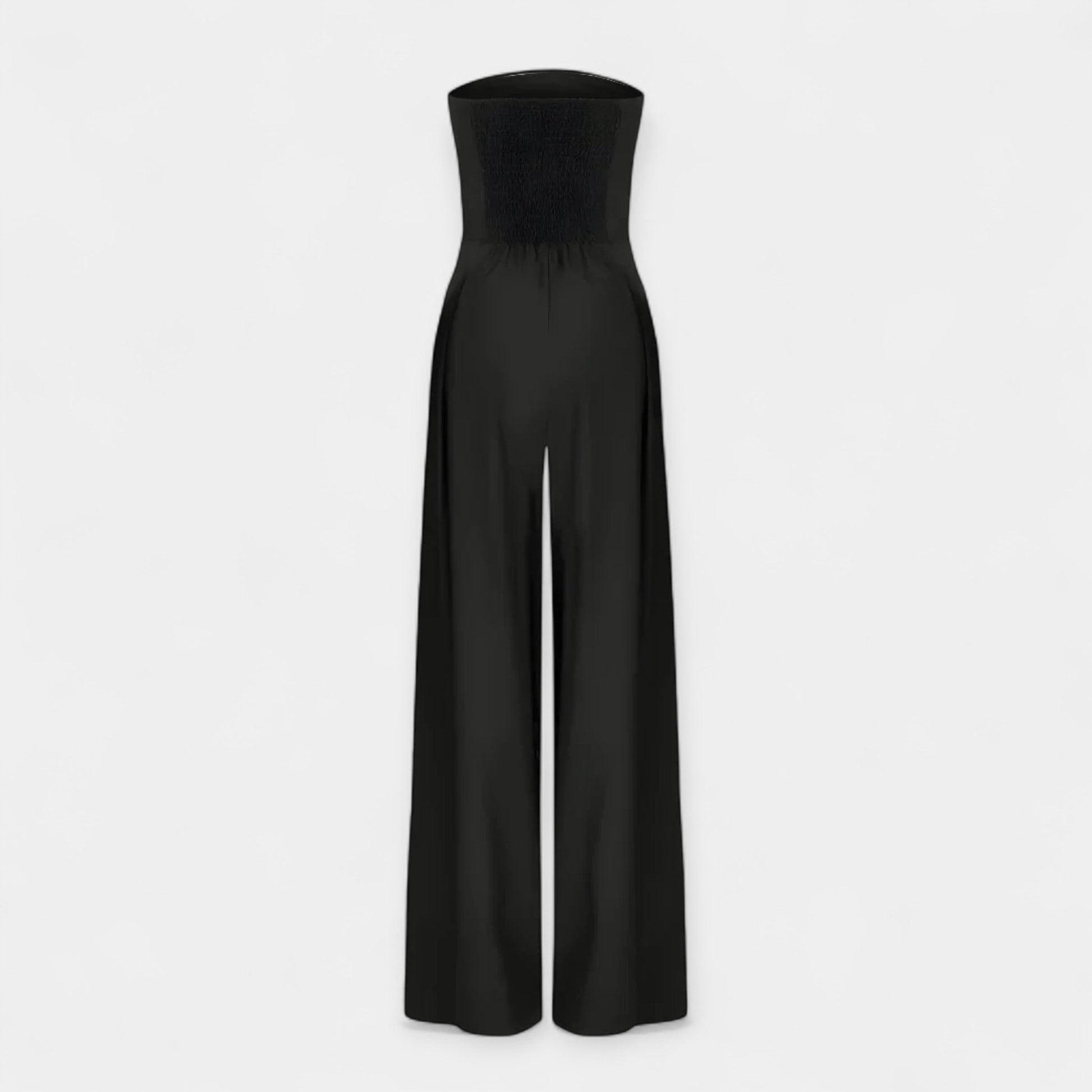 Full-Length Jumpsuit with Strapless Corset