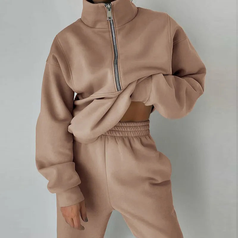 Vera | Cosy Chic Two-Piece Cotton Tracksuit