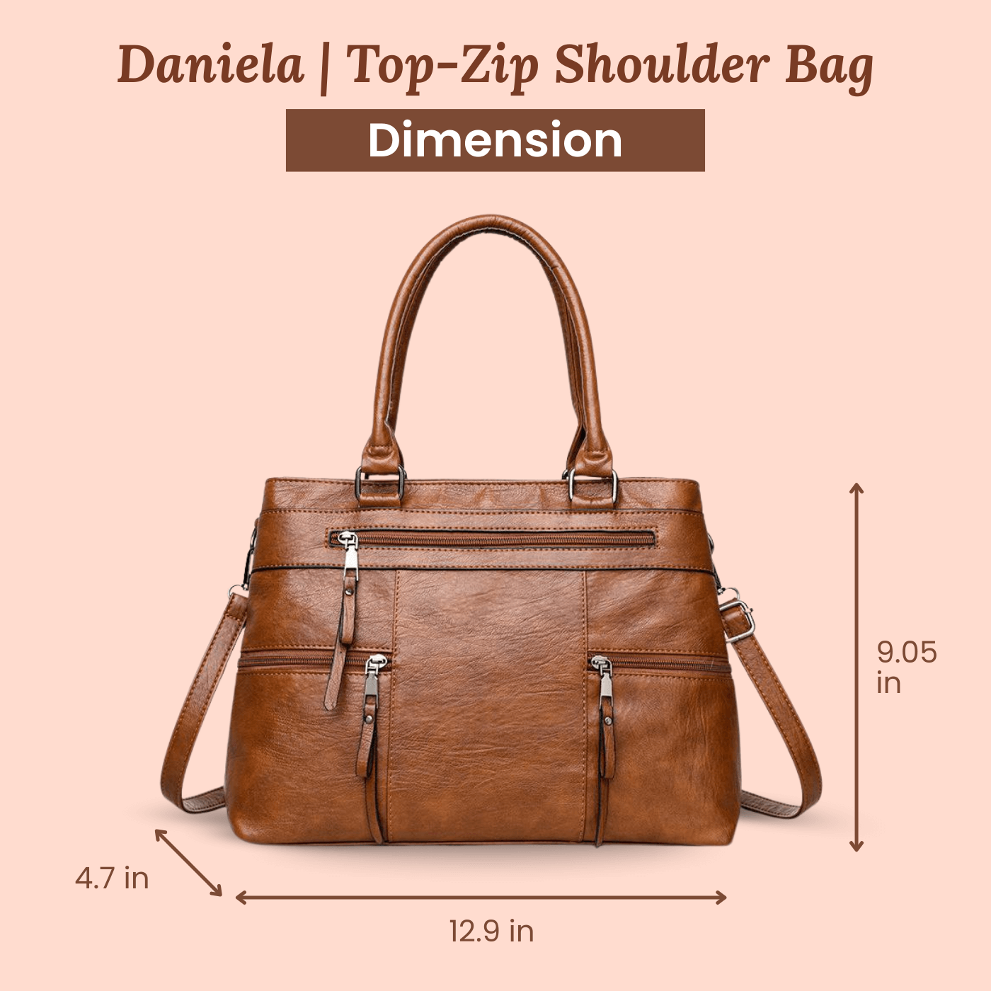 Sac à bandoulière - Multi-Zip