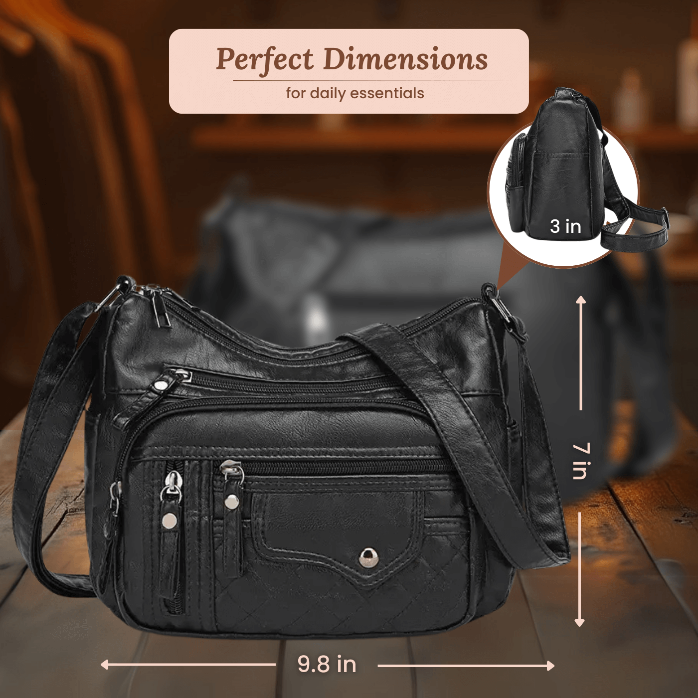 Sac bandoulière - Style utilitaire