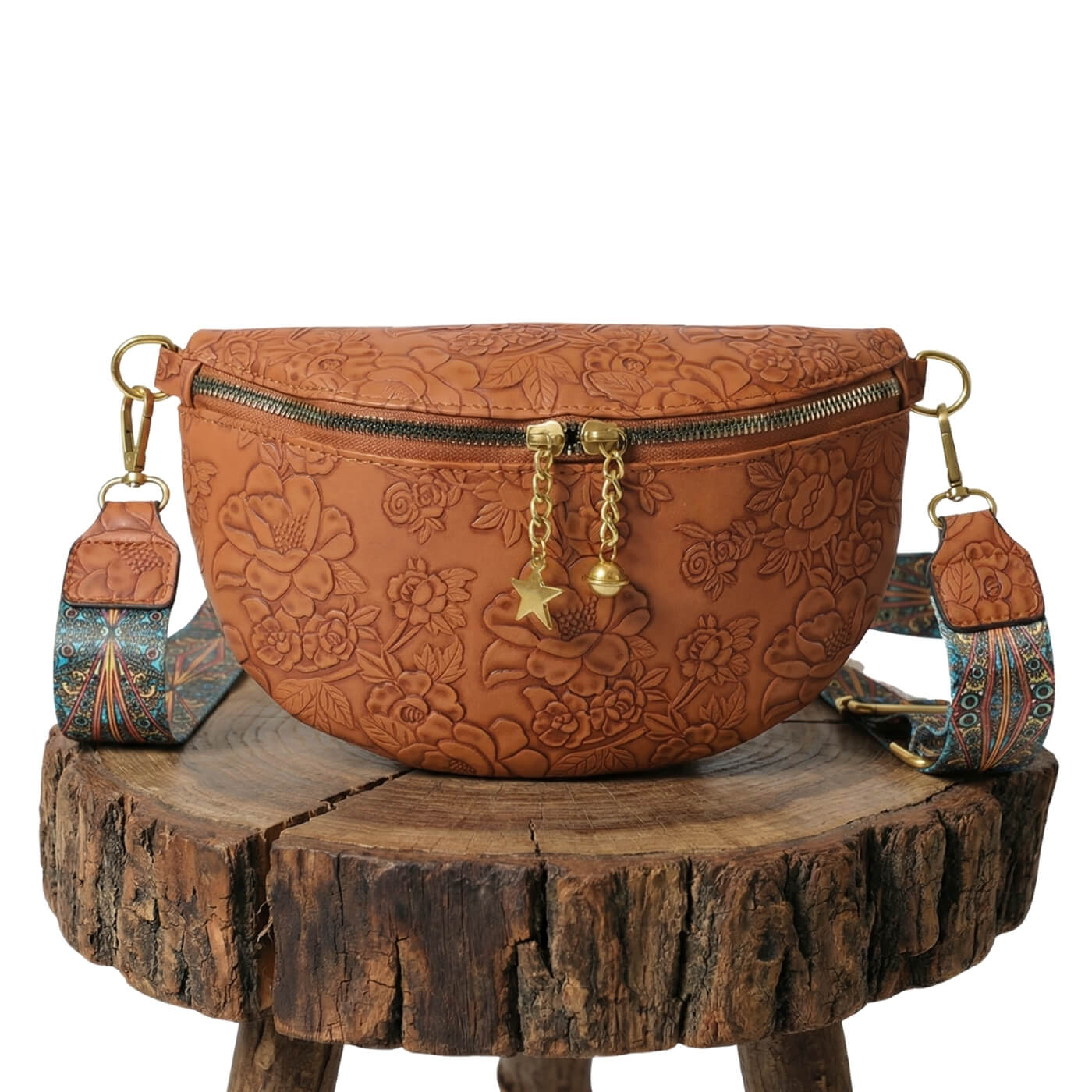 Sac bandoulière - Charme en relief