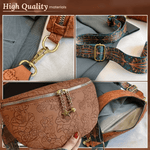 Sac bandoulière - Charme en relief