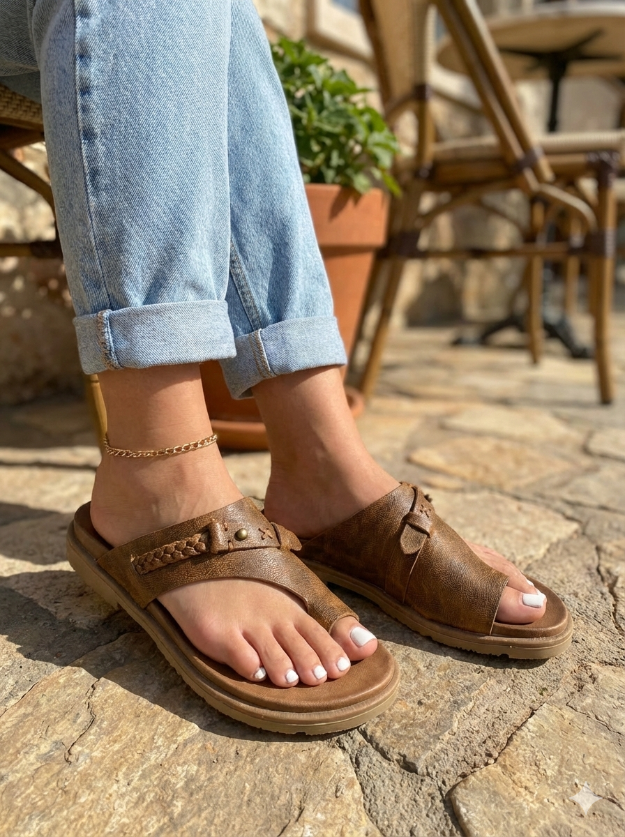 Women’s Sandals Toe Loop | Flat