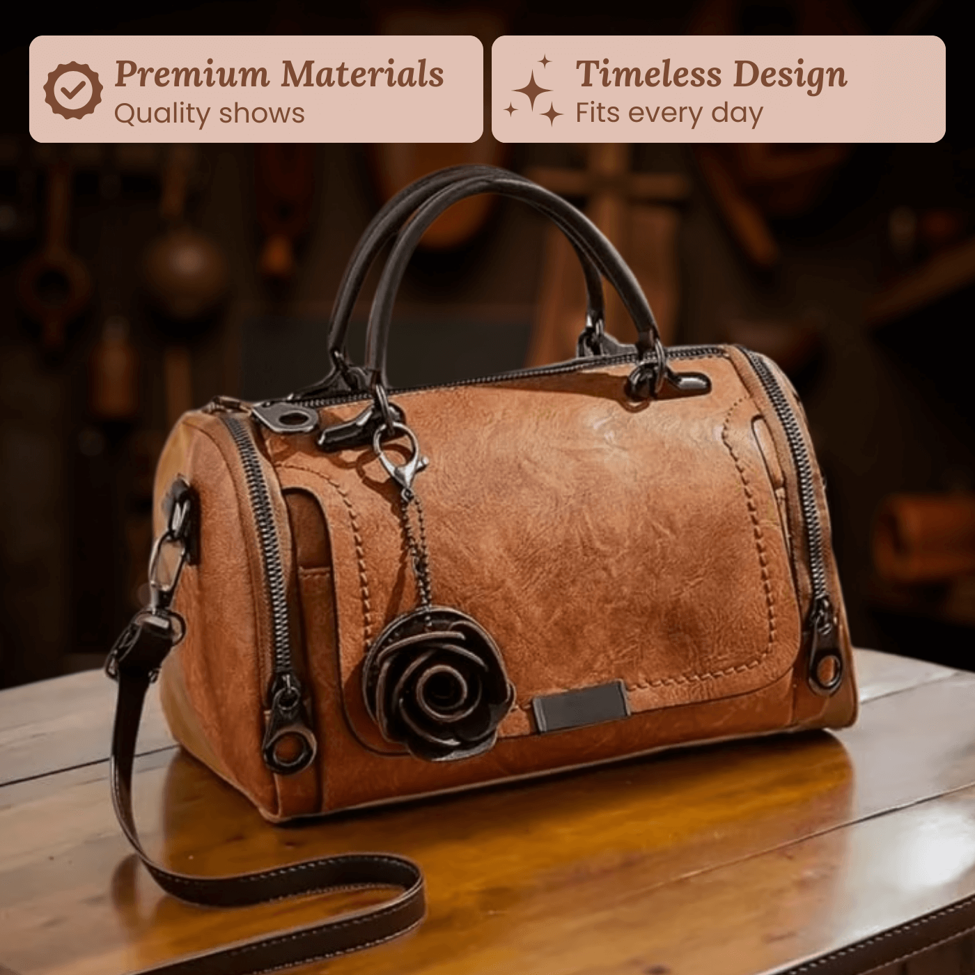 Sac à main - Accent floral