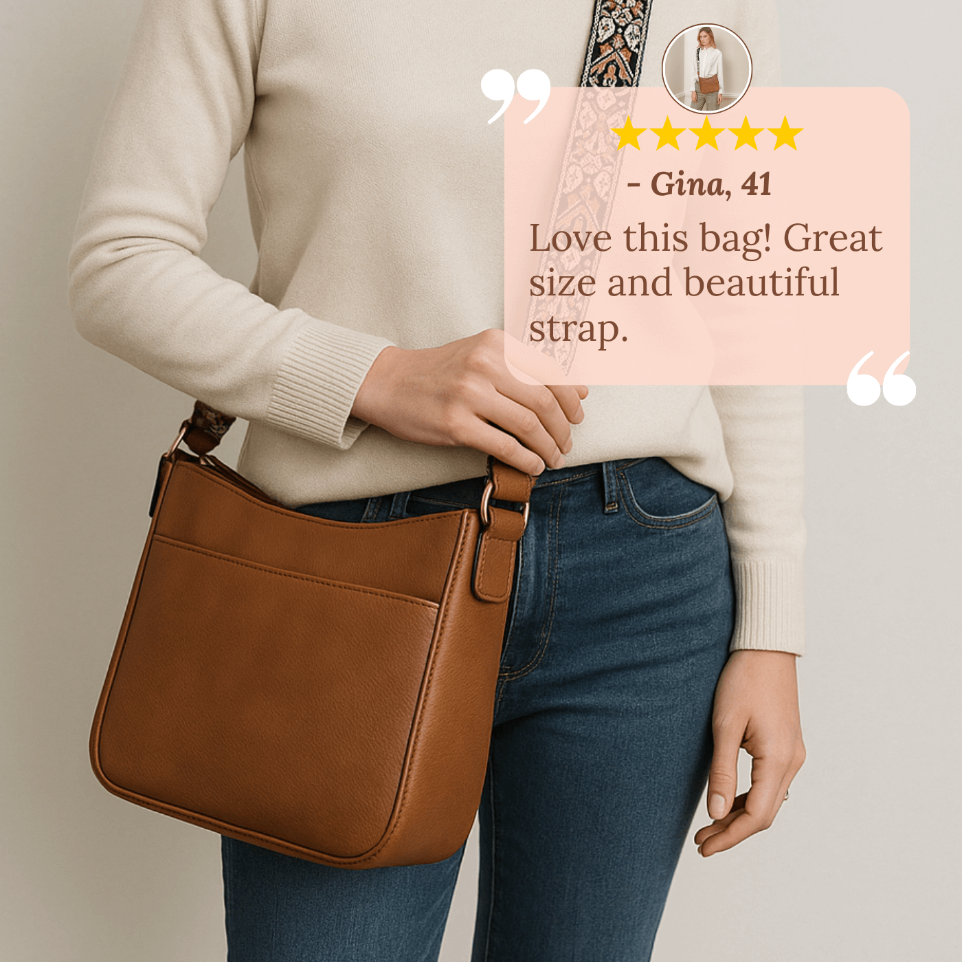 Sac à bandoulière - À motifs au quotidien