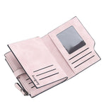 Portefeuille compact avec boucle magnétique - Pratique et tendance