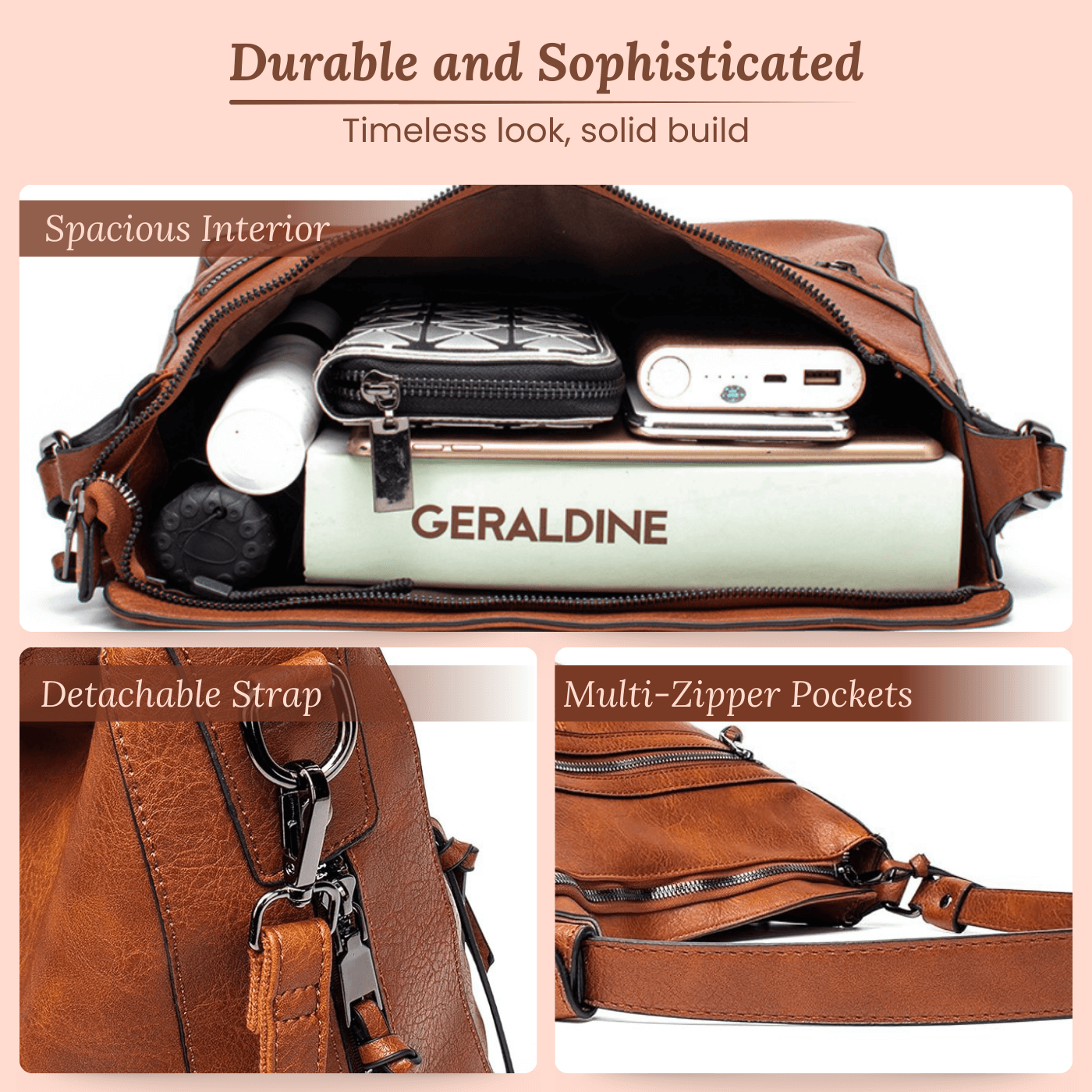Sac à bandoulière - Transport zippé