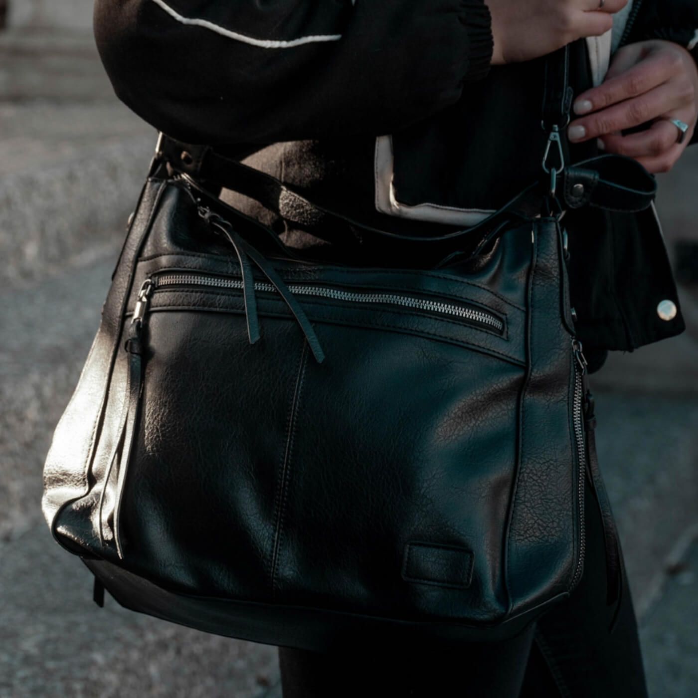 Sac à bandoulière - Transport zippé