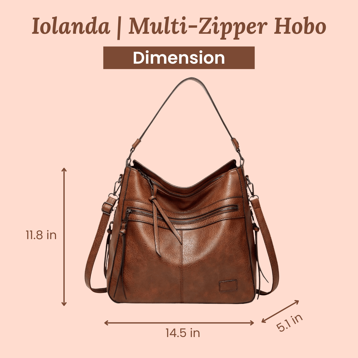 Sac à bandoulière - Transport zippé