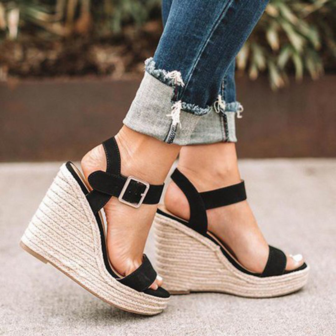 Women's Ankle Strap Wedge Heels