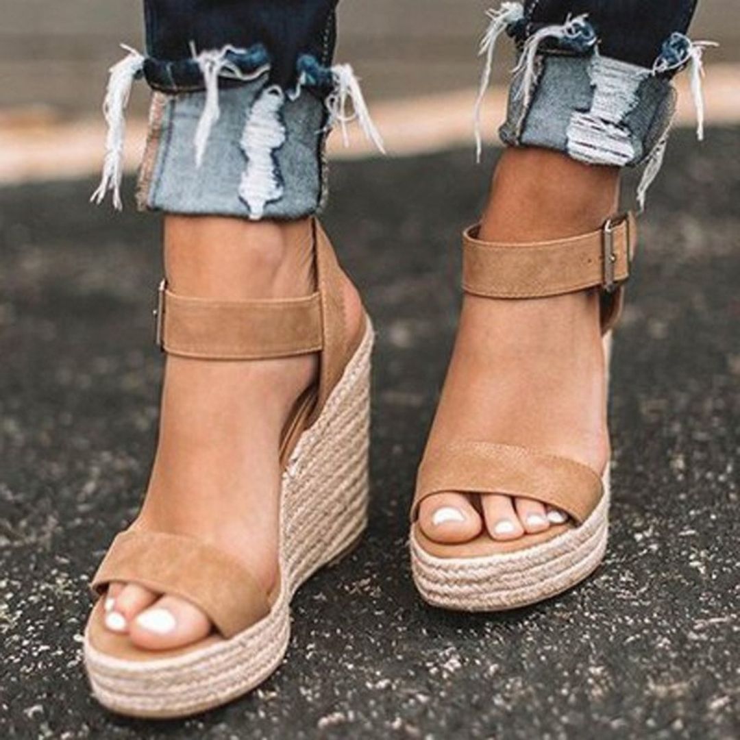 Women's Ankle Strap Wedge Heels