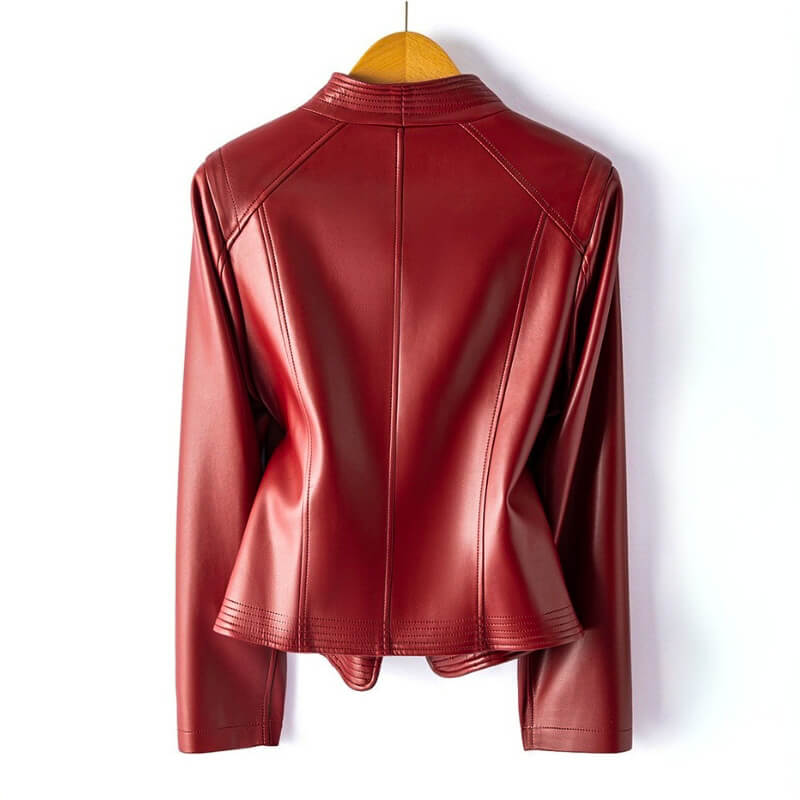 Lunara | Vegan Leather Structured Jacket