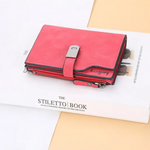 Portefeuille compact avec boucle magnétique - Pratique et tendance