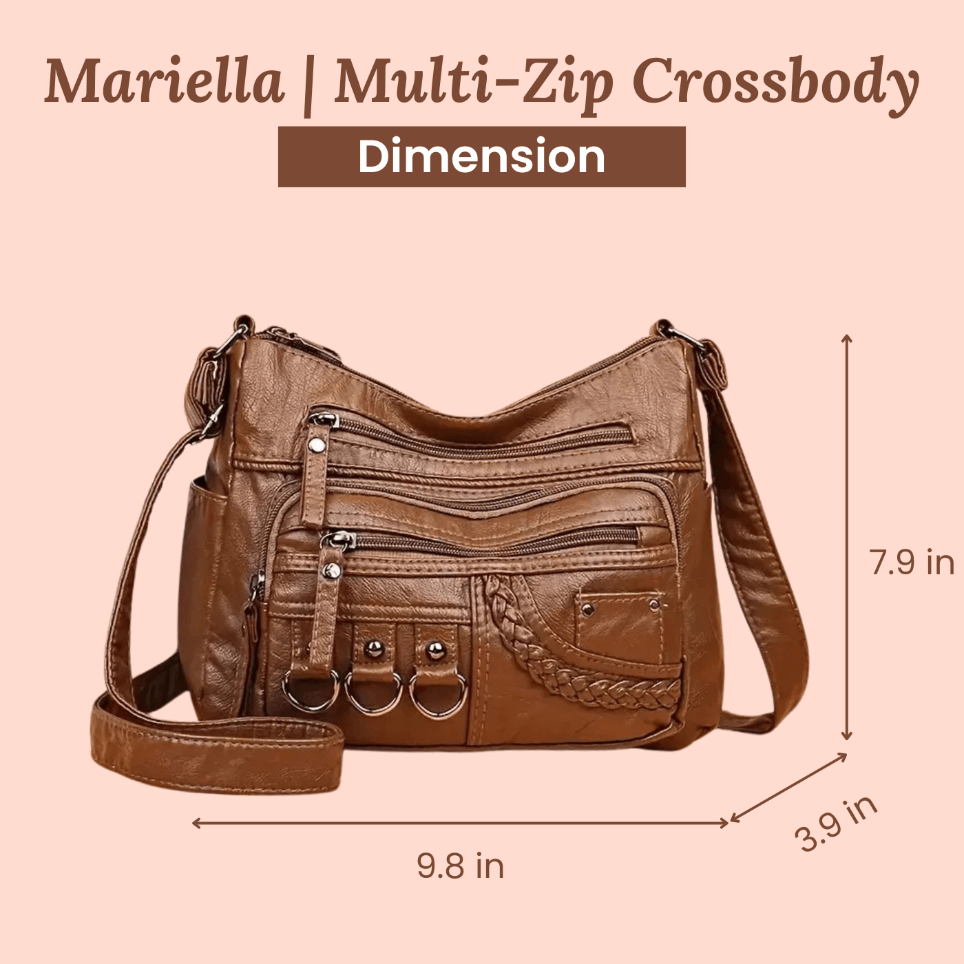 Sac bandoulière - Charme utilitaire