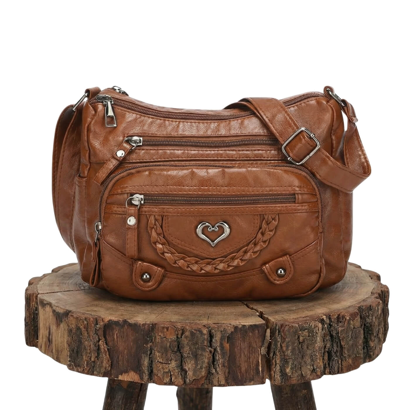 Sac bandoulière - Charme tressé
