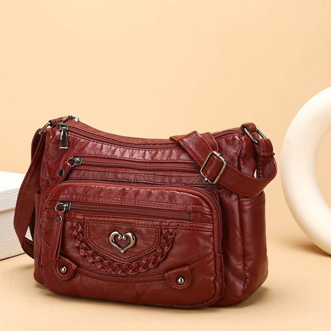 Sac bandoulière - Charme tressé