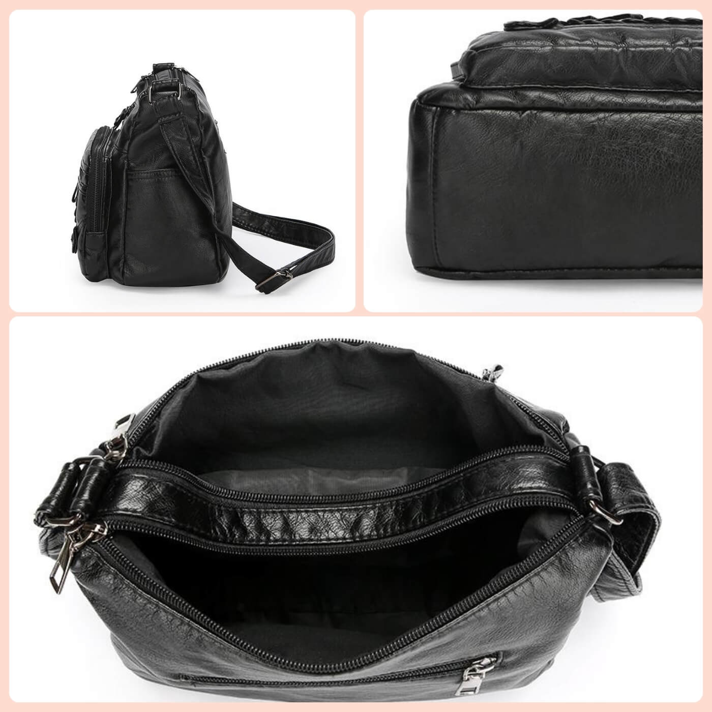 Sac bandoulière - Charme tressé