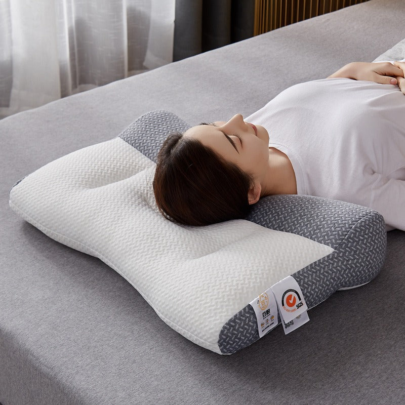 Ergonomic memory foam pillow – Ideal for neck and back support