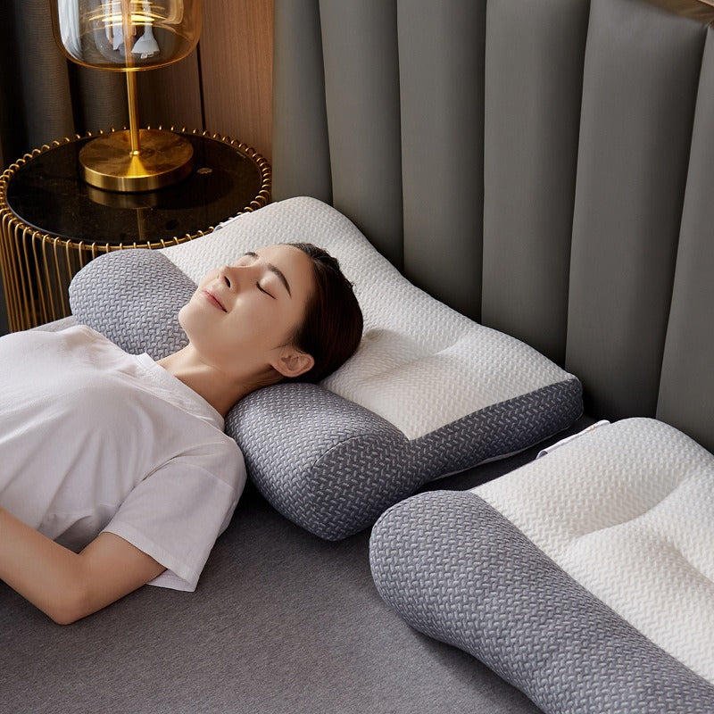 Ergonomic memory foam pillow – Ideal for neck and back support