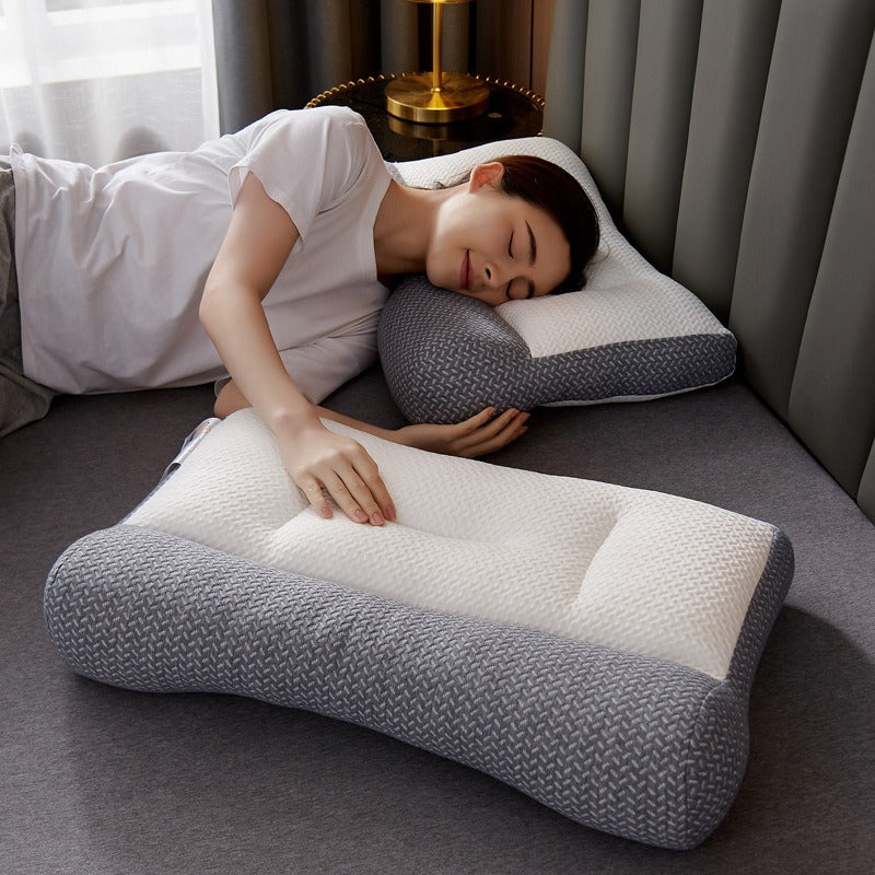 Ergonomic memory foam pillow – Ideal for neck and back support