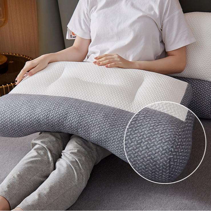 Ergonomic memory foam pillow – Ideal for neck and back support