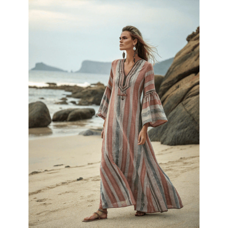 Solivane | Women’s Bohemian Maxi Dress