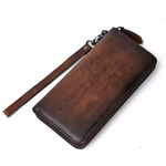 Portefeuille antivol pour femme - Pochette zippée RFID
