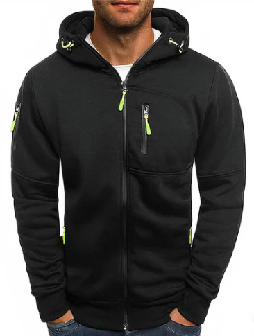 Men's Jacket – Comfortable Premium Cotton Zip-Up Hoodie & Modern Style