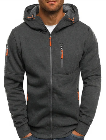 Men's Jacket – Comfortable Premium Cotton Zip-Up Hoodie & Modern Style