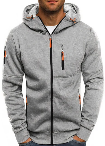 Men's Jacket – Comfortable Premium Cotton Zip-Up Hoodie & Modern Style