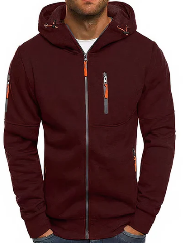 Men's Jacket – Comfortable Premium Cotton Zip-Up Hoodie & Modern Style