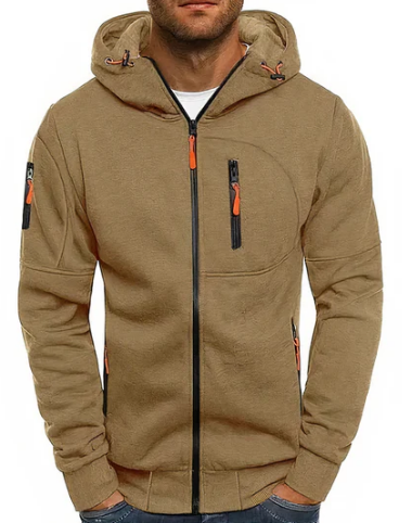 Men's Jacket – Comfortable Premium Cotton Zip-Up Hoodie & Modern Style