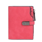 Portefeuille compact avec boucle magnétique - Pratique et tendance