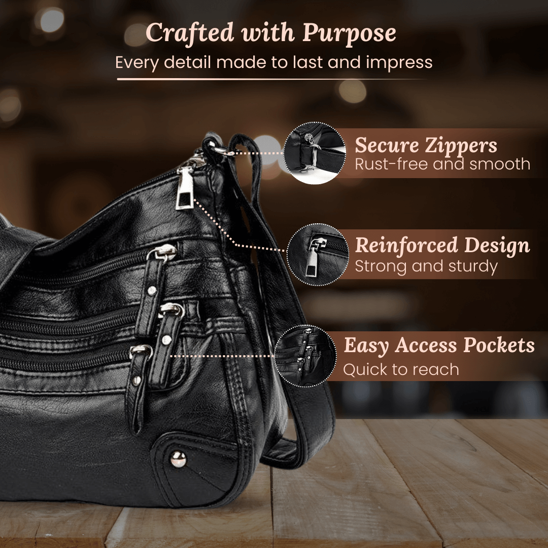 Sac à bandoulière - Transport multi-zip