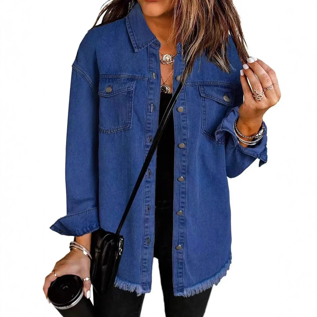 Sophia - Denim Shirt Jacket
