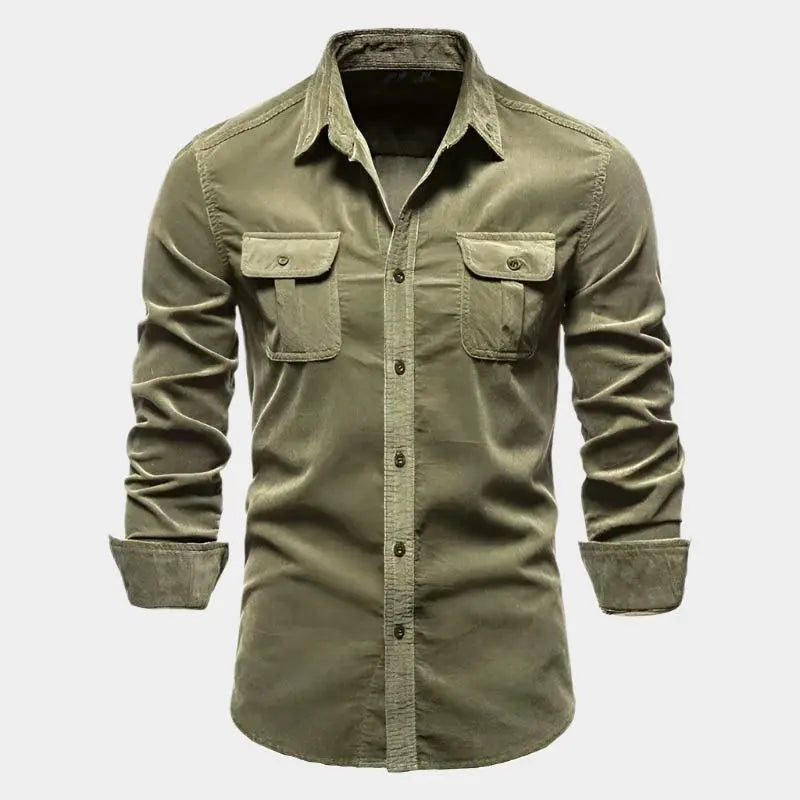 Men's Elegant Stylish Casual Corduroy Shirt