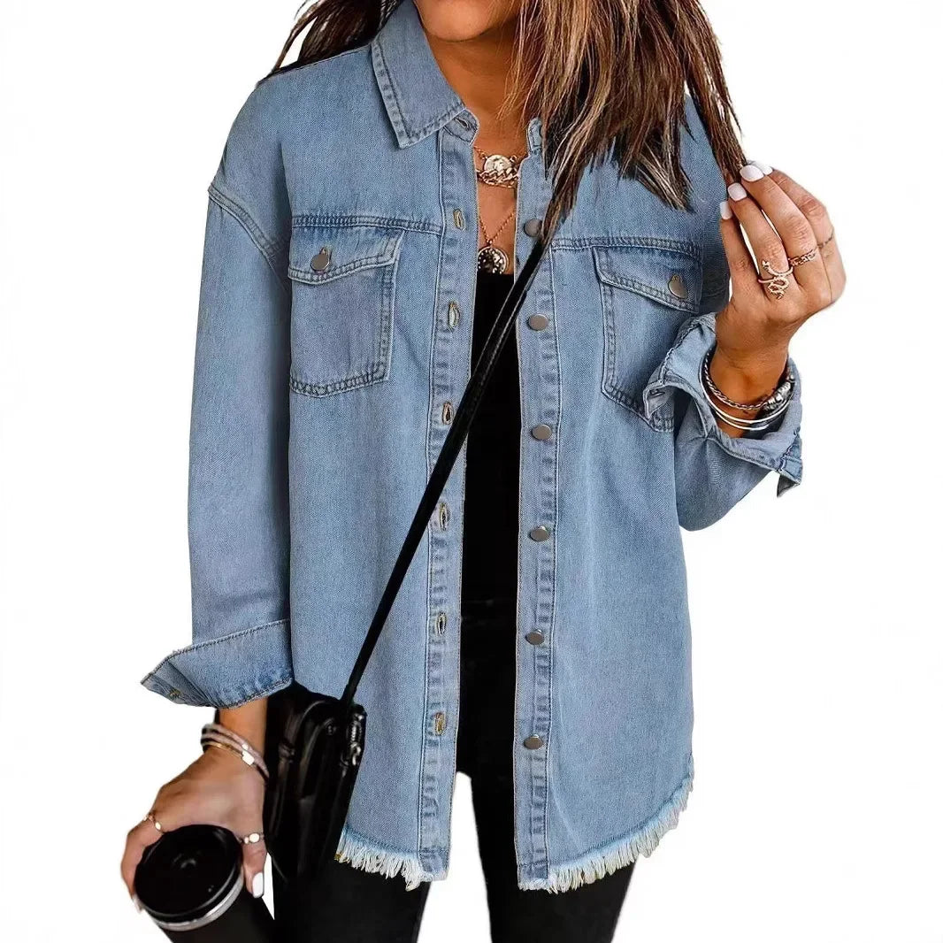 Sophia - Denim Shirt Jacket